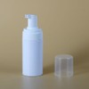 2 Pack 120ml White Plastic Foam Pump Bottles Empty Refillable