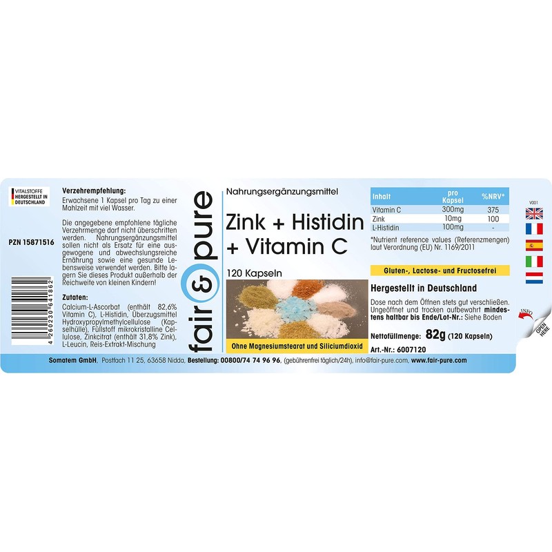 Fair & Pure® - Zinc + Histidine + Vitamin C