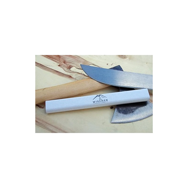 Wisemen Trading “Arctic Fox” American Scythe Sharpening Stone, Sharpening Axes,