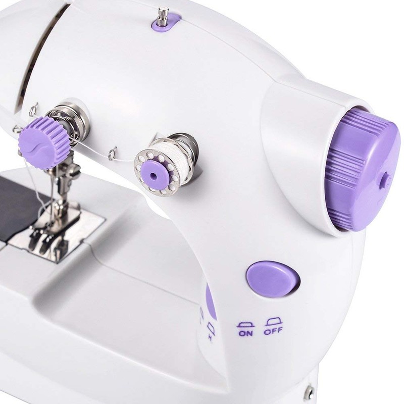WENMILY Portable Sewing Machine, Mini Home Sewing Machine, 2 Thread