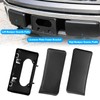 Front Bumper Guards Pads & License Plate Frame Bracket Set