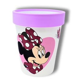 Stor Minnie Mouse Drinking Cup for Children, Non-Slip & BPA Free, Children's Cup 260 ml for Nursery, Children's Drinking Cup, Camping Cup, Baby Plastic Children's Cup, Reusable