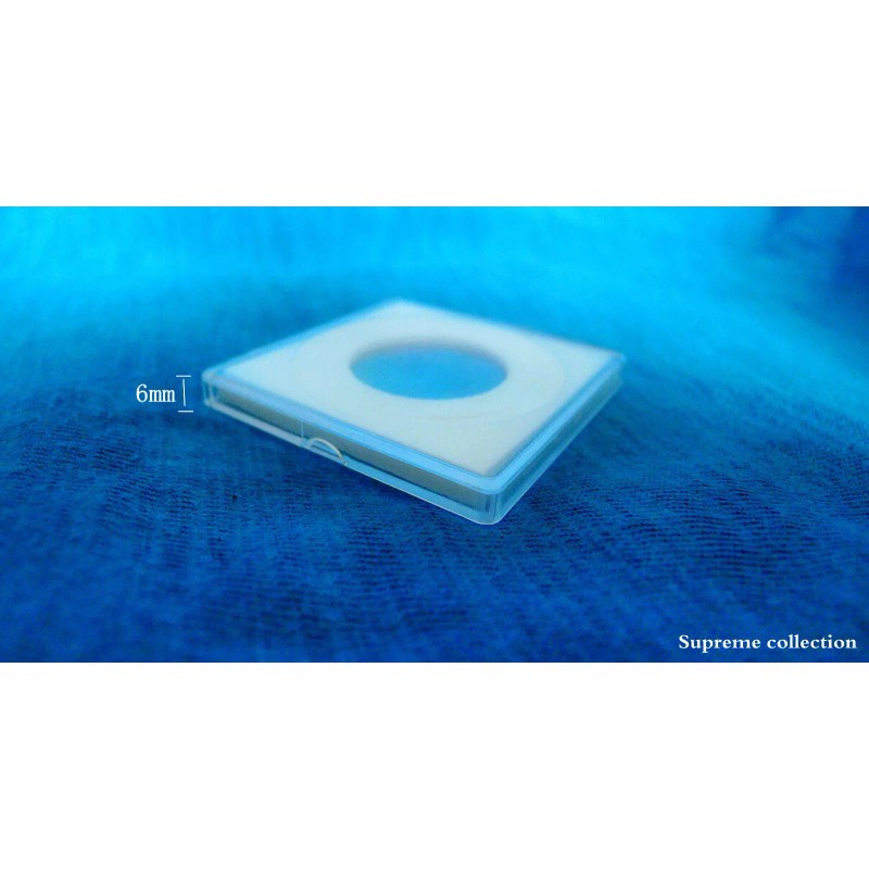 Unbranded 6 pcs Sponge Lining Square Coin Holders For 19