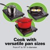 Hamilton Beach Portable Single Induction Cooktop Countertop Burner Hot Plate