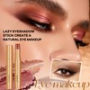 4Pcs 3 Color Gradient Eyeshadow Stick Set,Matte & Shimmer Cream