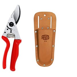Rittenhouse Felco 7 Bypass Pruner with Leather Holster (Bundle, 2 Items)