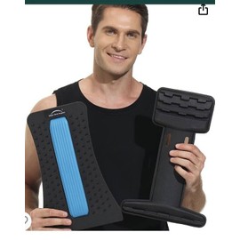 Magic Back Support Back Stretching Device,Back Massager for Bed & Chair & Car,Mu