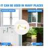 TERF® 75mm Polished Brass Cabin Door Hook and Eye Lock