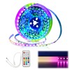 Muzata 16.4FT/5Meter RGB LED Strip Light High Intensity 96LEDs/m Spotless
