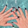 Butterfly Mood Handmade Nail Tips - Short Oval / 버터플라이