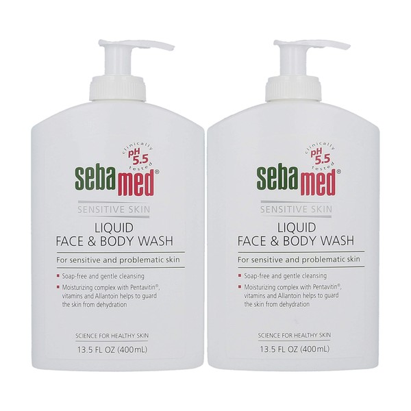 Sebamed Liquid Face & Body Wash with Pump, 400ml, 2