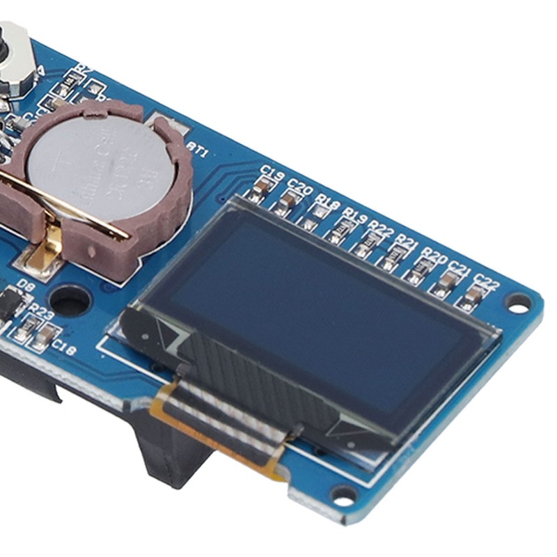 ESP8266 Clock Module Development Board with 0.96in OLED Display 18650
