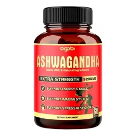 Ashwaga Root Agobi 5200mg Suplemento Deportivo 5 En 1 Sin Sabor
