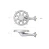 COOKAMP Cast Iron Propane Burner Head with Brass Fitting Orifice