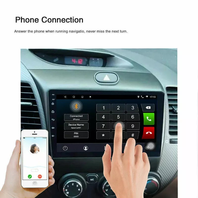 Unbranded CarPlay Radio Stereo GPS Android 13 For Kia Forte