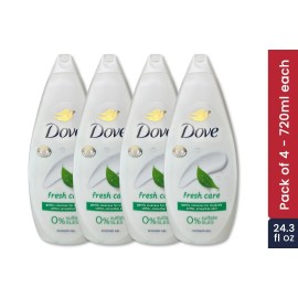 Dove 4 Pack Dove Shower Gel Fresh Care 720ml/ 24.3 FL OZ