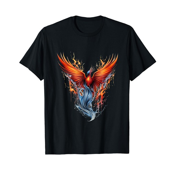 Phoenix Rising Artwork Fire Phoenix Bird Firebird Phoenix T-Shirt