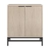 Henn&Hart Montello Accent Cabinet, 28" Wide, White