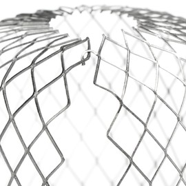 com-four® 4 x Gutter Protectors for Downpipes, Downpipe Protection for Leaves, Leaves, Branches - Perfect as a Leaf Sieve, Leaf Sieve for Leaf Catcher - Galvanised Steel (Set 7 - Downpipe Protection