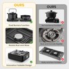 2 Burner Camping Propane Stove, Portable Folding Propane Stove with