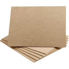Pre-Cut MDF - 1/8 inch (3mm) - Multiple Pack Sizes - Medium Density Fiberboard or Draftboard for Laser Glowforge and Crafts (50, 12" x 12")