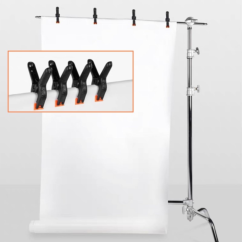 CYEER 60 Pcs Nylon Spring Clamps, 2 Size Heavy Duty