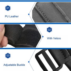 zalati Bike Speaker Mount PU Portable Adjustable Fixing Belt Band for Speaker on Bicycle Golf Cart