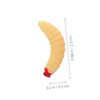 BIUDECO 100pcs Bionic Maggot Bait Soft Paddle Tail Realistic Swim