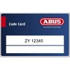 ABUS Profile Cylinder Lock D6XNP 10/30 B/SB with Keycard and