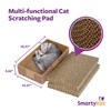SmartyKat Super Scratcher & Stacker Box, Wide Corrugated Cat Scratcher