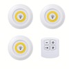 Weejunki 3 Pack Wireless LED Puck Lights, Under Cabinet Lighting,