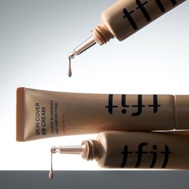 TFIT Skin Cover BB Cream / 1.1 oz (30 g) / High Cover / Pore Covering / UV Protection / Sensitive Skin / Korea / BN02 Medium