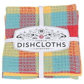 Now Designs Check Dishcloth Set, Lemon, 3 CT