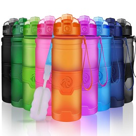 Zorri Sports Water Bottle BPA-Free Tritan School Sports Bottle