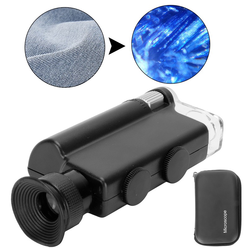 LED Currency Detector Lamp 200‑240X Jewelry Diamond Identification Magnifying Glass