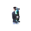 Shark Wheel Backpack, Black Skateboarding Back Pack with Phone and
