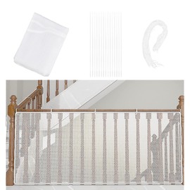 Bailinks Child Safety Net 300cm x 78cm Balconies, Patios and Balustrade Stair Protection for Children and Pets