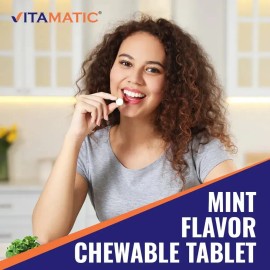 Vitamatic Salivarius Probióticos Orales Masticable Menta 120                                                                                          
