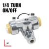 TT FLEX Service Tee Stop Valve, 1/2" Push x 1/2"