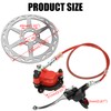 YOXUFA Mini Bike Hydraulic Brake Kit with 180mm Mini Bike