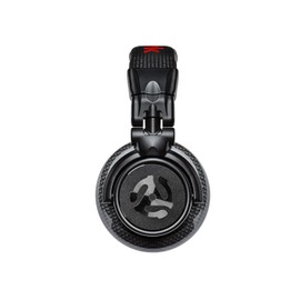 Numark Red Wave Carbon – Wired Professional DJ Headphones with Swivel Design, Detachable Headphone Cable, 1/8-inch Adapter and Case Included