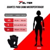 FELTER FITNESS Guante MICROPERFORADO Negro para Mujer, Gym, Pesas, Crossfit,