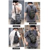 AYGCI Men Sling Bag Shoulder Crossbody Backpack with Adjustable Strap