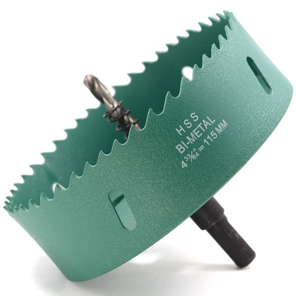Koopi 115mm / 4.5" Hole Saw with Arbor & HSS