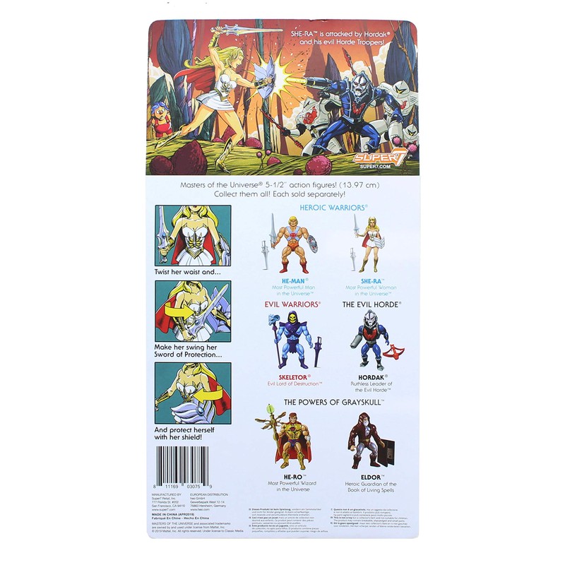 Super7 Masters of The Universe Vintage Collection Action Figure She-RA