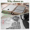 2 Pack Hand Roll Vacuum Bags Oxford Fabric Portable for