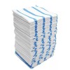 VIKING 449701 Bulk Edgeless Microfiber Cleaning Cloths White and Blue