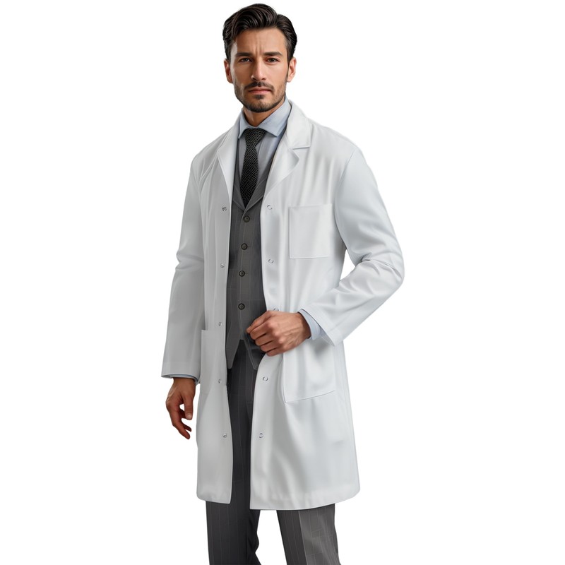 Teddy Uniforms Clinical Lab Coat for Men & Women, Unisex,