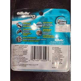 Gillette Mach3 12 cartridges ORIGINAL NEW SEALED 100% ORIGINAL PACKAGE ORIGINAL