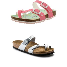 Birkenstock New in-Box Birkenstock Kids Mayari Sandal Birko Silver Pink -Select Color & Size - Silver, 12-12.5 K (EU 30) Narrow